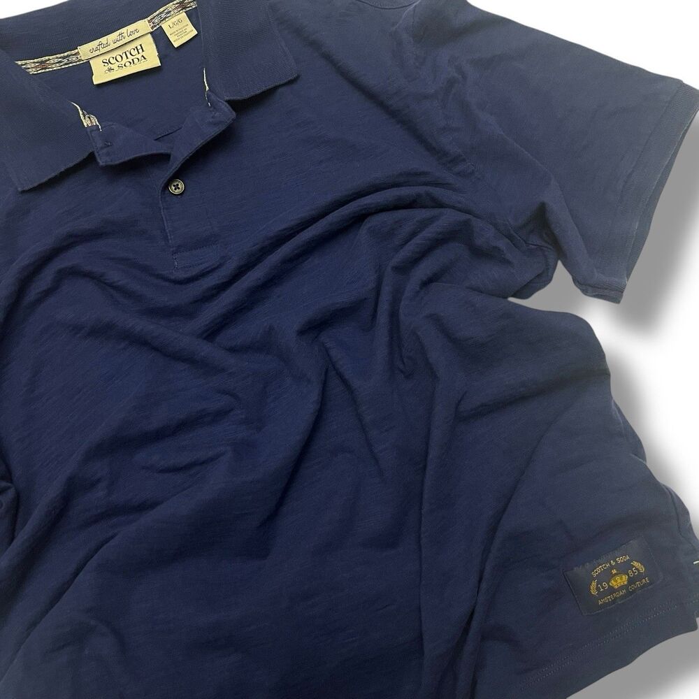 Scotch &‎ Soda Men Polo Shirt Large